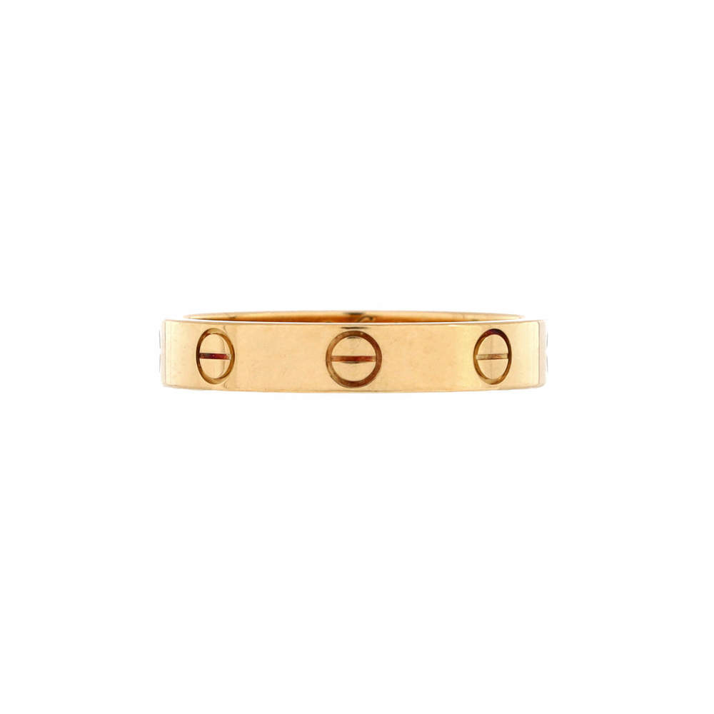 Cartier  Love Wedding Band Ring 18K Yellow Gold